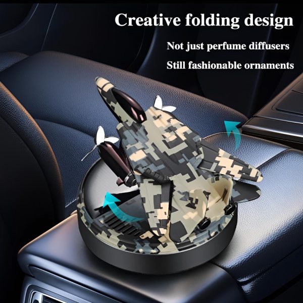 Solar Fighter Car Air Freshener Propeller, Rotate